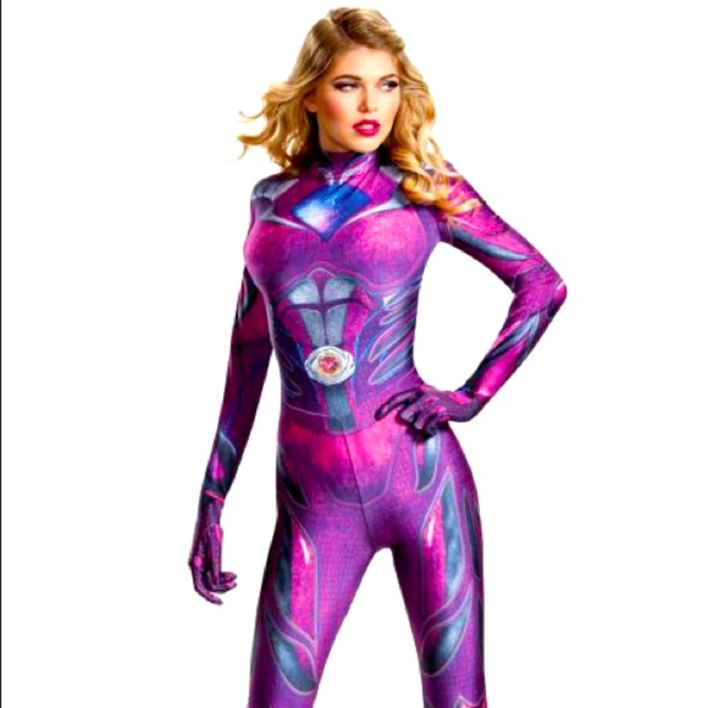 NWT Pink Power Ranger Women’s costume sz Lg 12-14